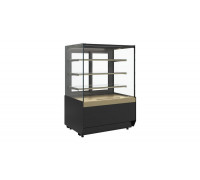 Витрина нейтральная напольная Carboma KC70 N 1,3-1 Light версия 2.0 (9005-0109)