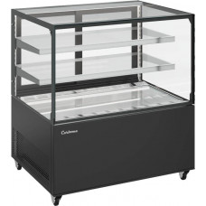 Витрина нейтральная напольная Carboma KC71-110 N 0,9-1 (9005)