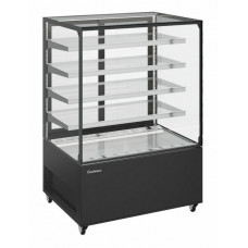 Витрина нейтральная напольная Carboma KC78-130 N 1,2-1 (9005)