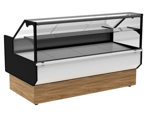 Витрина холодильная GC95 SV 1,8-1 (ВХСр-1,8 Carboma GC95 KombiLux) (0108 темный дуб)