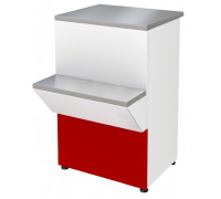 Прилавок нейтральный П2629 Нова красный