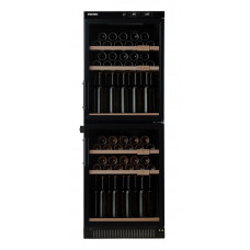 Винный шкаф двухкамерный Pozis ШВД-78 черный