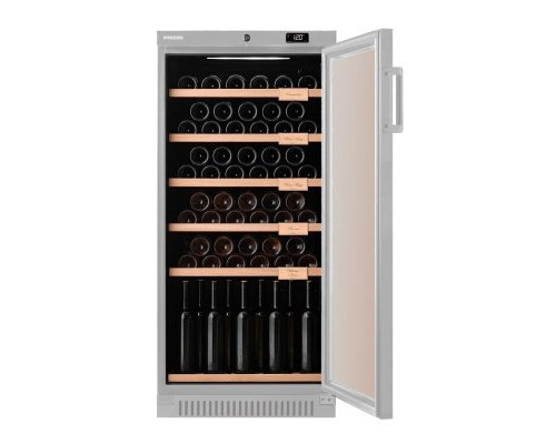 Винный шкаф Pozis ШВ-52 серебристый