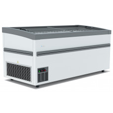 Ларь-бонета UF 2100 ВЕ серый с корзинами